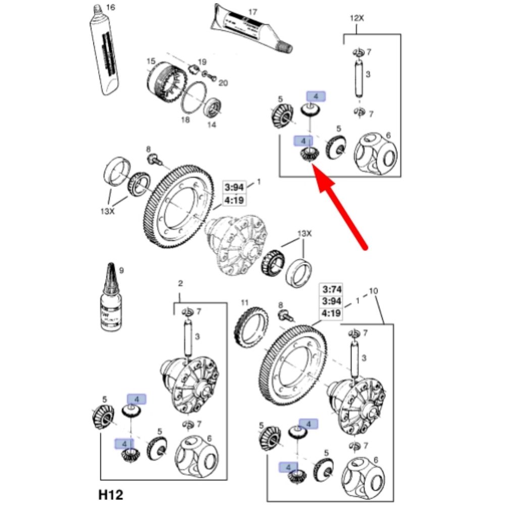 Product Code : 9126521 - Transmission Gear Ball Type Opel Astra G, Zafira A GM Genuine 9126521 - 371243