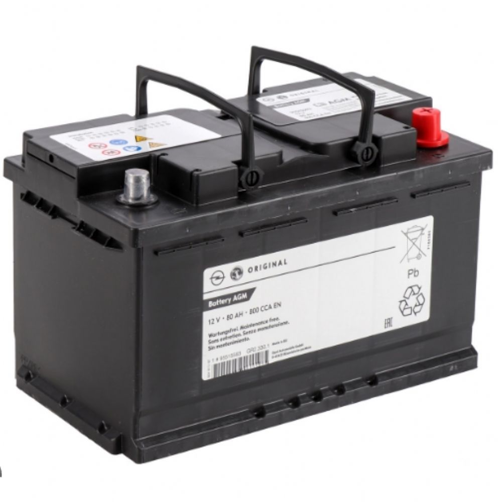 Product Code : 1201040 - Opel Astra J Battery 80 Amp GM Original 1201040 - 13575153