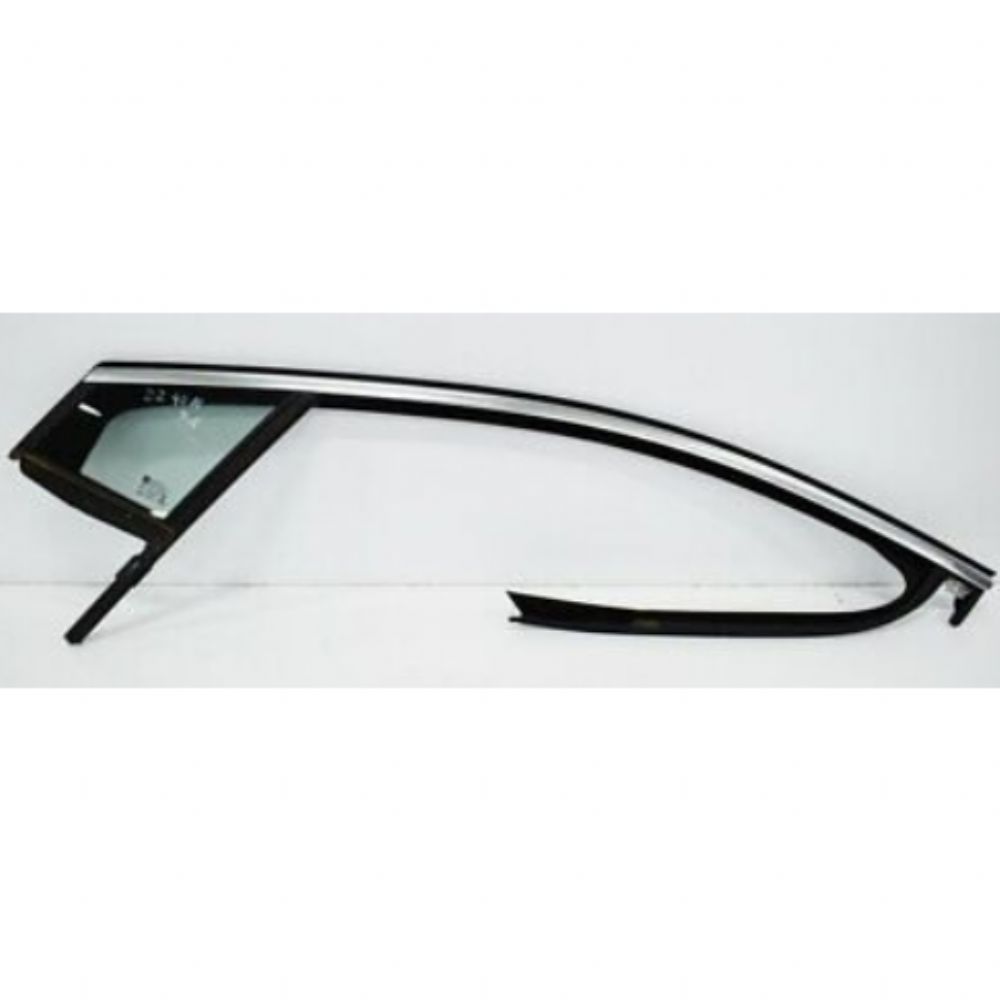 Opel Astra K Left Front Door Fixed Corner Window Outer Seal Chrome Complete GM Original 39023021 - 39081604