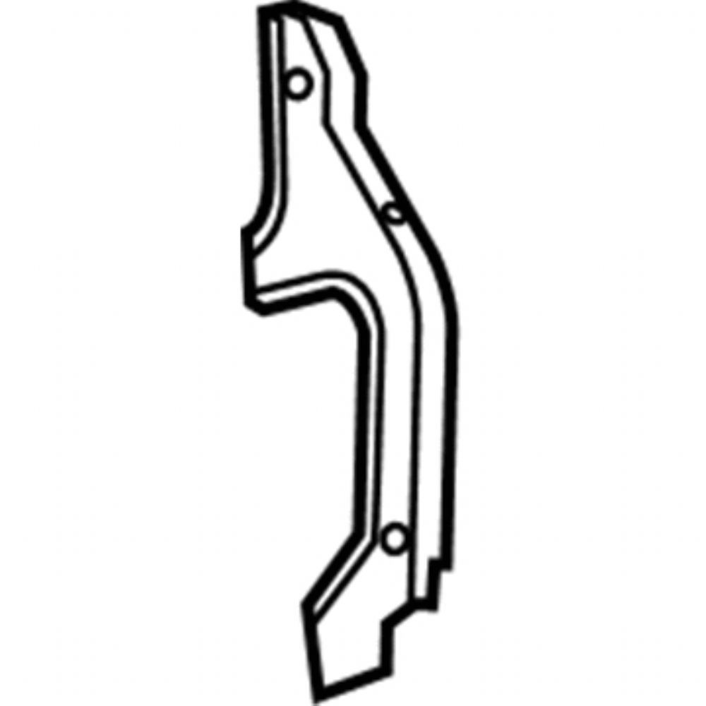 Product Code : 13435324 - Opel Astra K Left Stop Lamp Lower Reinforcement Sheet GM Original 13435324