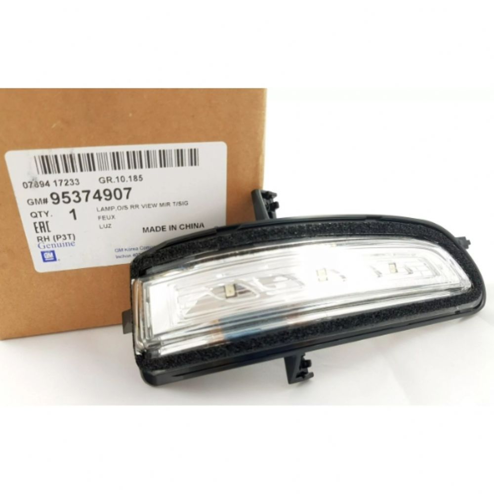 Product Code : 95374907 - Chevrolet Trax Right Outside Rear View Mirror Signal Lamp GM Original 95373900