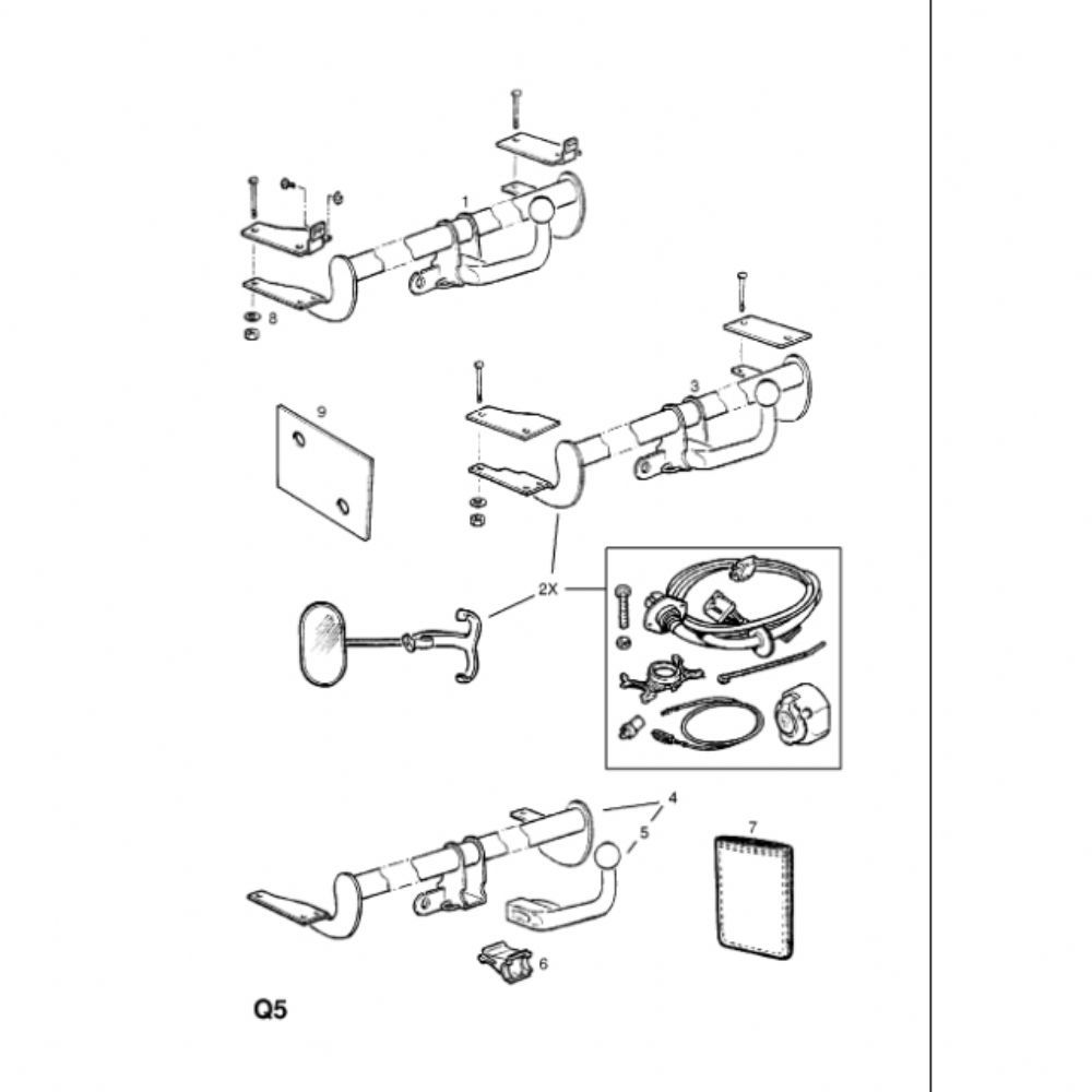 Opel Vectra B Rear Shock Absorber GM Genuine 90464557 - 1405215