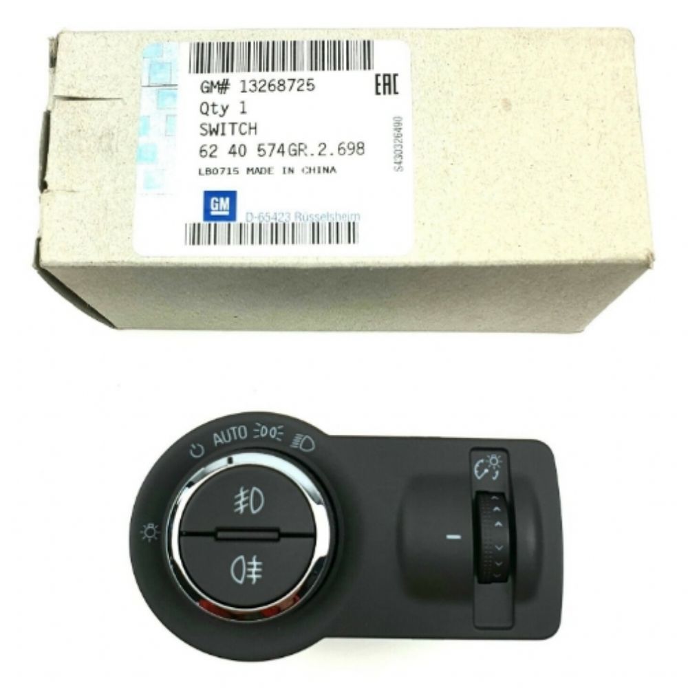 Headlight Switch Opel Insignia A, Astra J GM Genuine 13268725 - 6240574