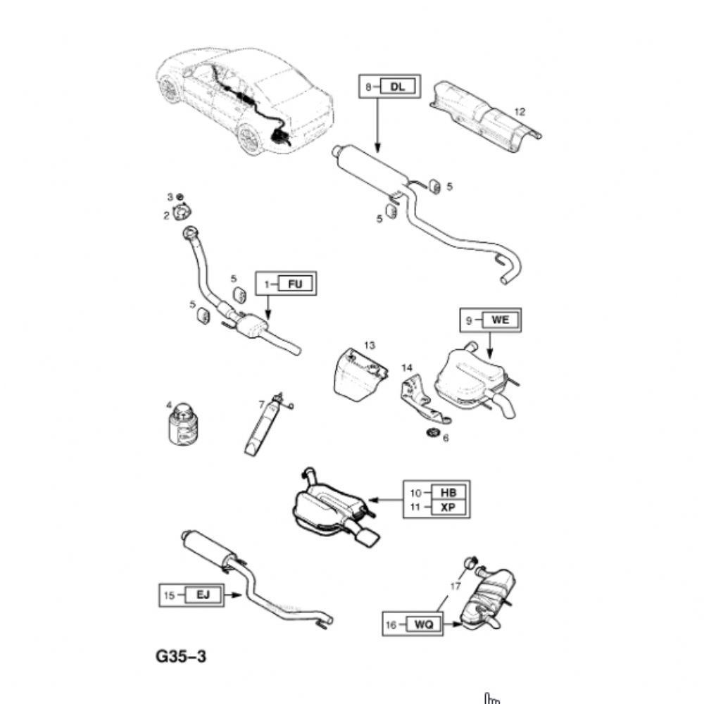 Product Code : 5852780 - Opel Vectra C Exhaust Housing Bakelite GM Genuine 5852780 - 24422189