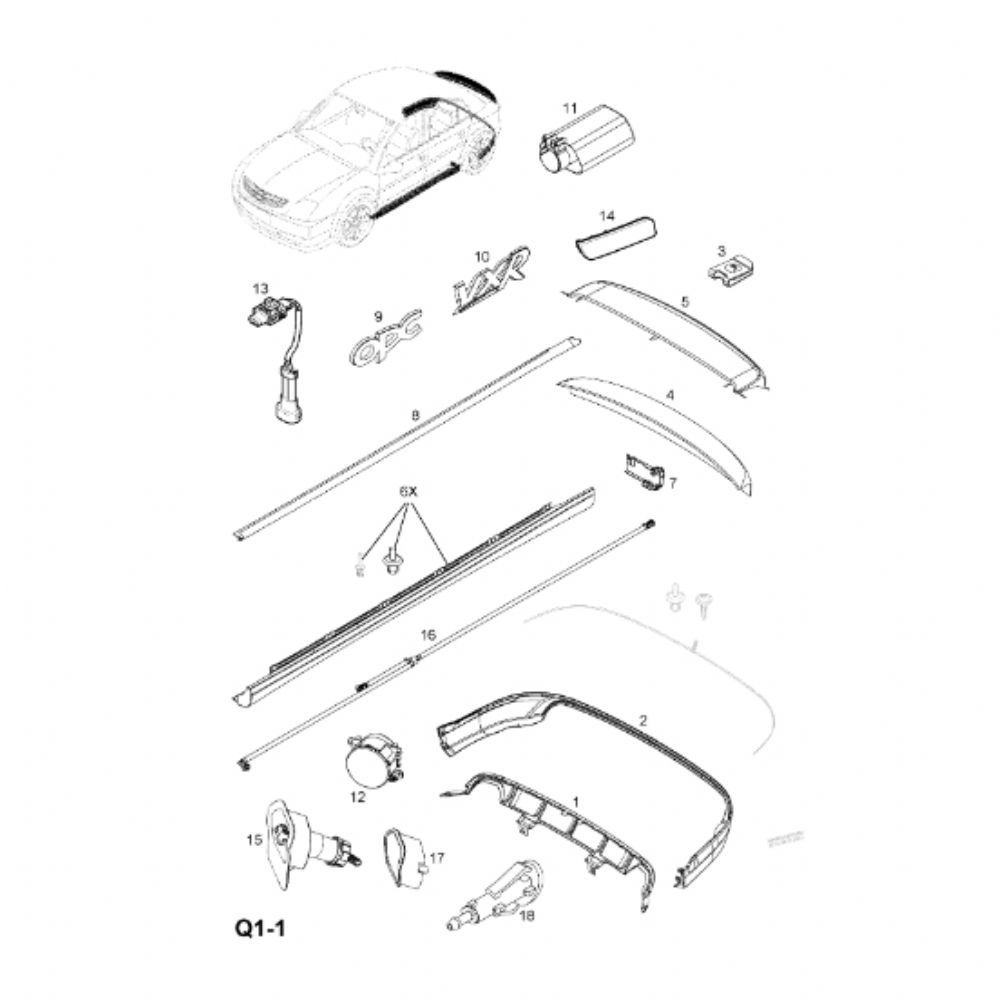 Product Code : 1705046 - Opel Vectra C Left Rocker Panel Liner GM Genuine 1705046 - 93199103