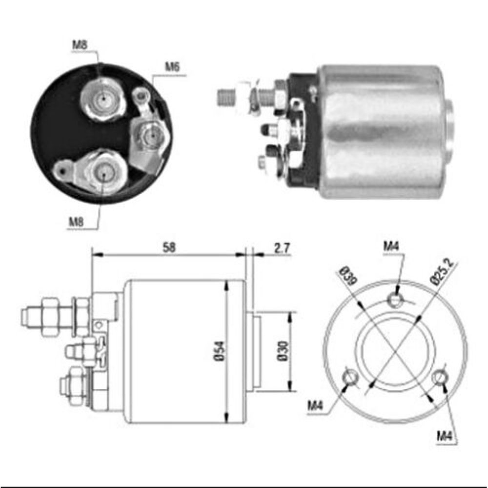 Opel Corsa C Starter GM Genuine 90421772 - 1201810