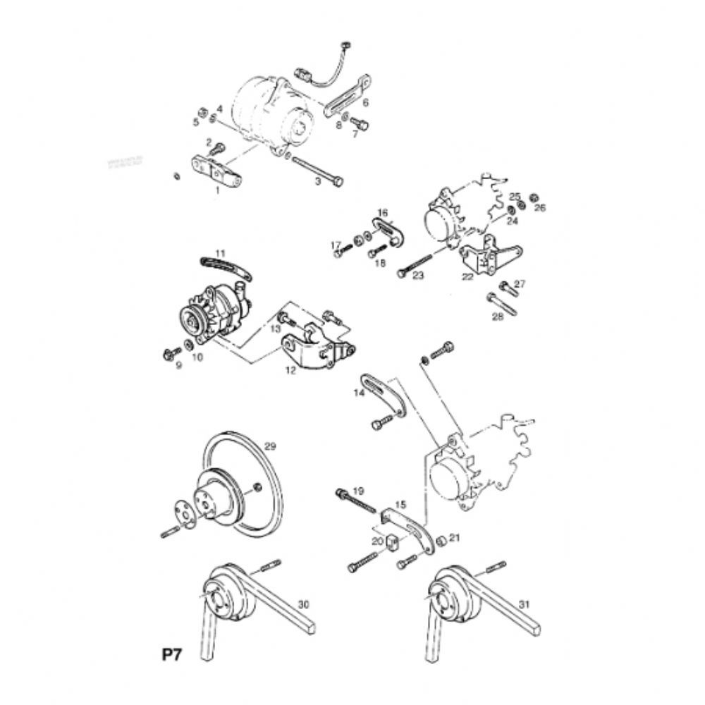 Product Code : 1204717 - Opel Campo Charging Dynamo Pulley 1DT GM Genuine 1204717 - 97132048