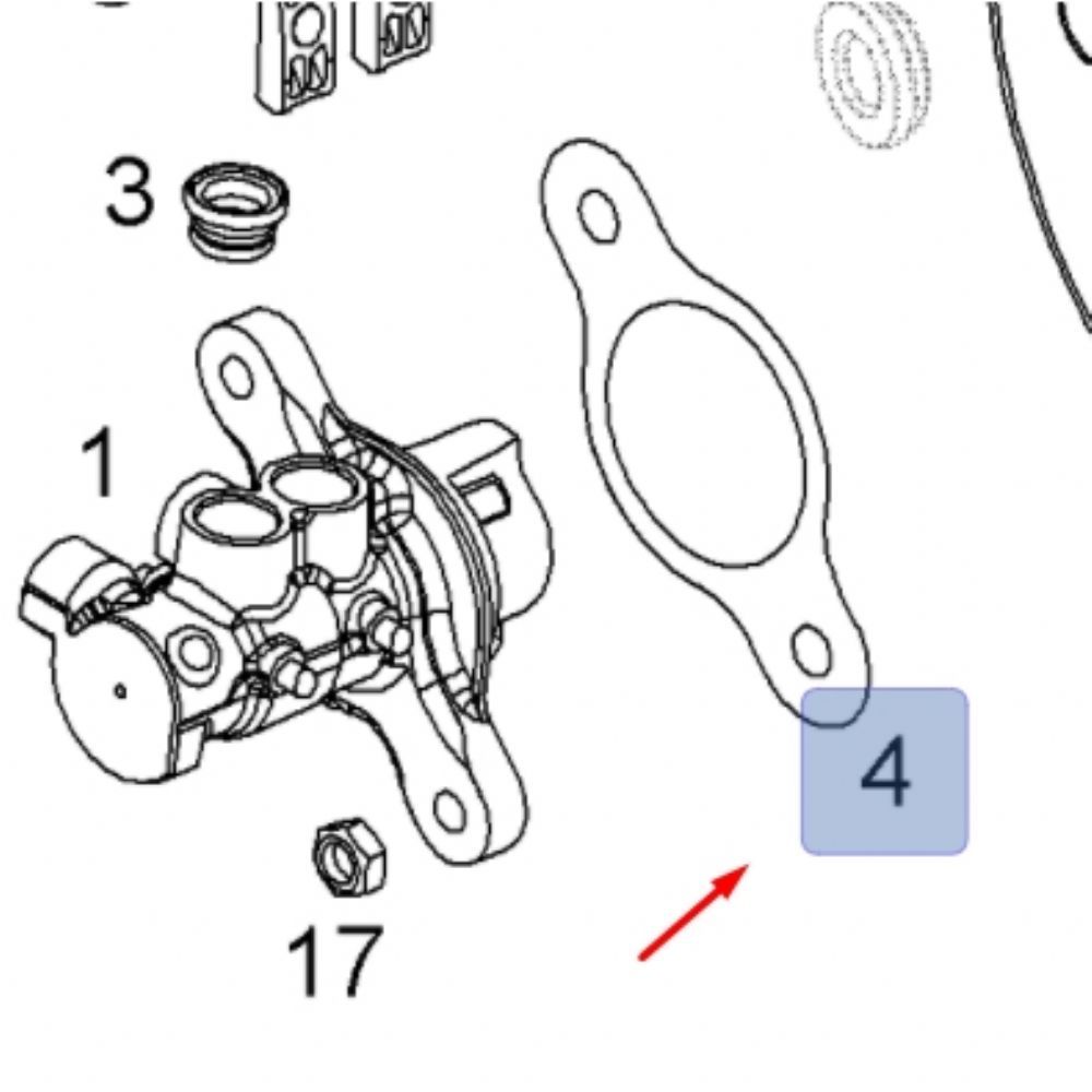 Opel Corsa D Brake Main Centre Seal GM Genuine 93189783 - 5544018