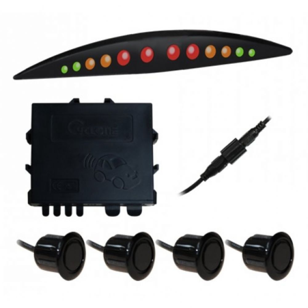 Product Code : Cyclone LP-110 - Parking Sensor Set Complete Quad Electronic Display Opel, Chevrolet, Hyundai, Toyota, Toyota, Kia, Volkswagen, Skoda Cyclone Top Quality