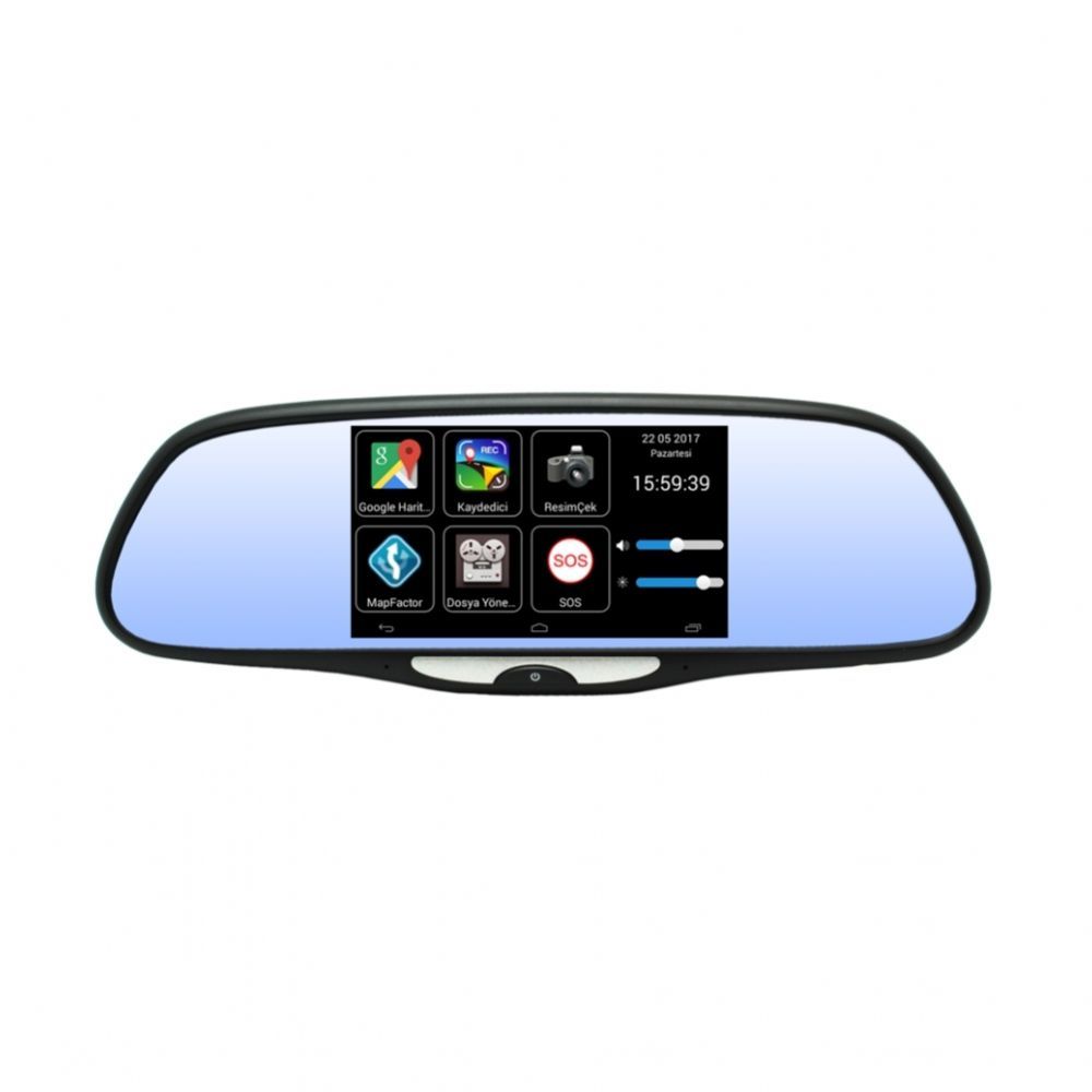 Universal Use Electronic Interior Rear View DVR Mirror 4.3 Necvox DVR, A401 1st Class Quality DVR-A 401