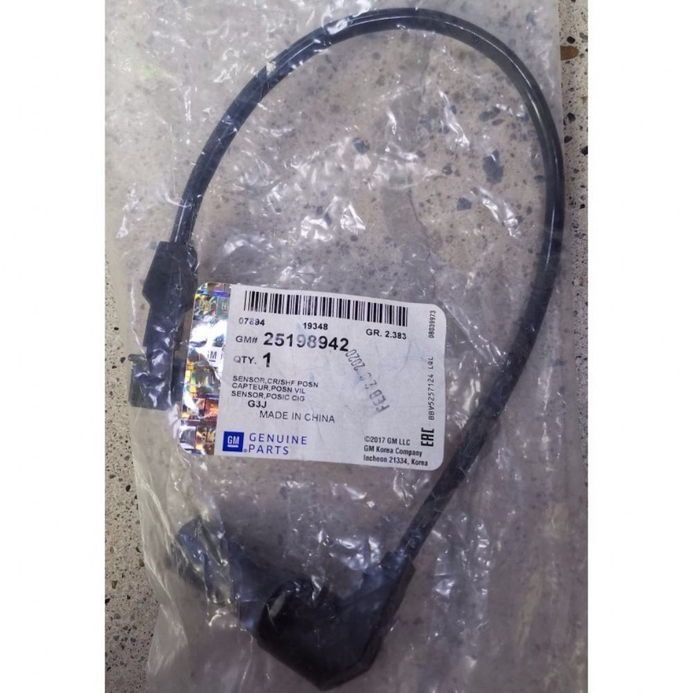 Product Code : 25198942 - Chevrolet Cruze, Lacetti Crank Speed Sensor 1.4 / 1.6 GM Original 25198942 - 96434780