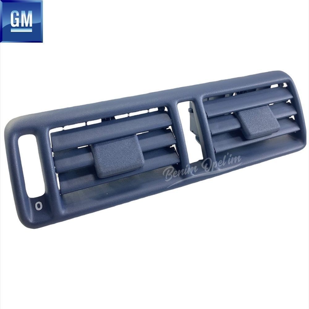 Product Code : 1814979 - Opel Vectra A Middle Double Ventilation Grille (Blower - Muzul) Grey / Blue GM Original 1814979 - 90287287