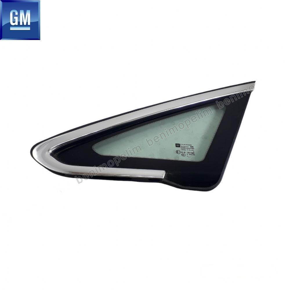 Product Code : 13390014 - Opel Astra J Left Front Fixed Corner Window Chrome GM Original 13390014 - 5161215