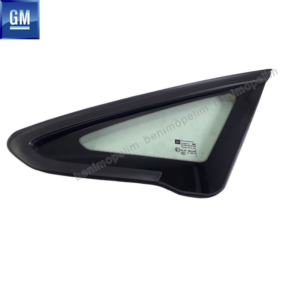 Opel Astra J Left Front Fixed Corner Glass GM Original 5161075 - 5161213