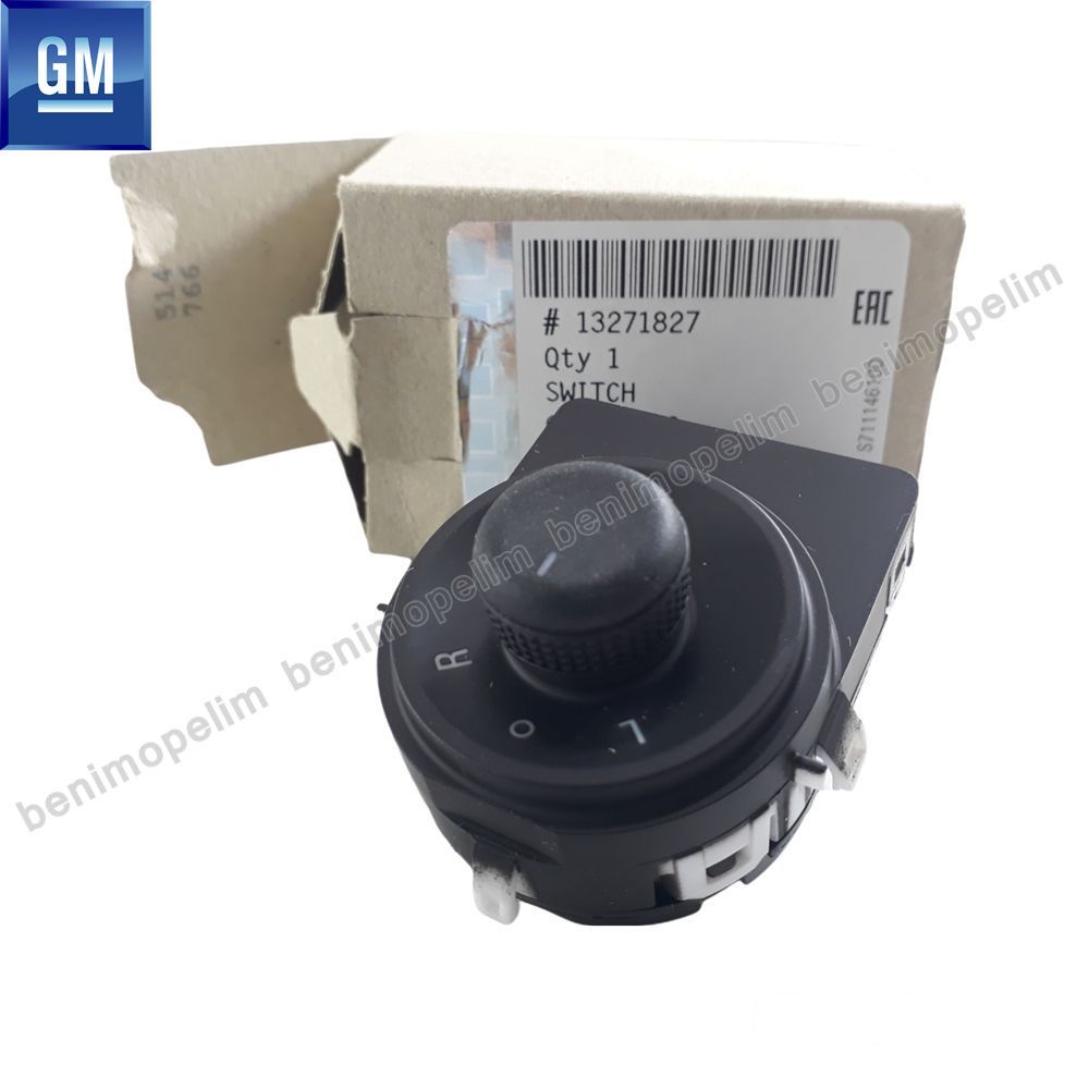 Product Code : 13271827 - Outside Rear View Mirror Adjustment Knob Opel Astra J, Insignia A, Meriva B, Zafira C GM Genuine 13271827 - 13272183