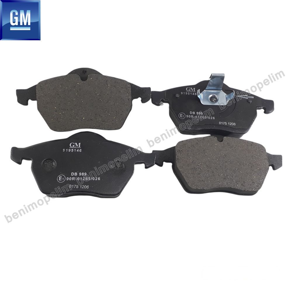 Opel Vectra B, Calibra Front Brake Pad GM Genuine 1605036 - 9195146