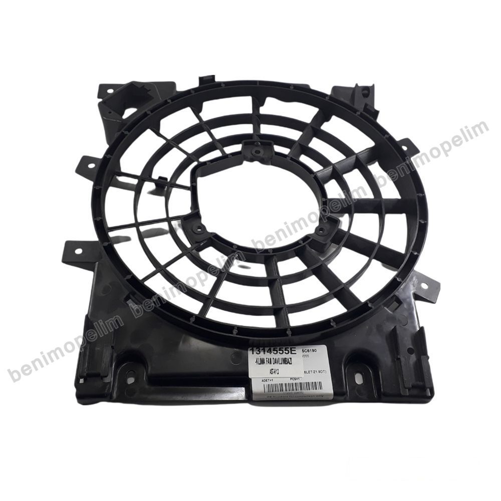 Product Code : 1314555 - Opel Astra H, Zafira B Air Conditioner Fan Hood 1.3 Diesel 1314555 - 13130010