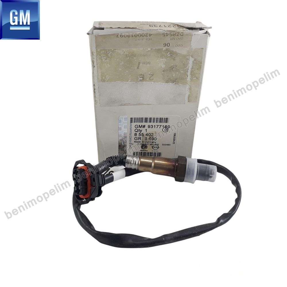 Oxygen Sensor Opel Agila A, Astra G, Astra H, Corsa C, Meriva A, Tigra B Z14XEP GM Genuine 855402 - 93177169