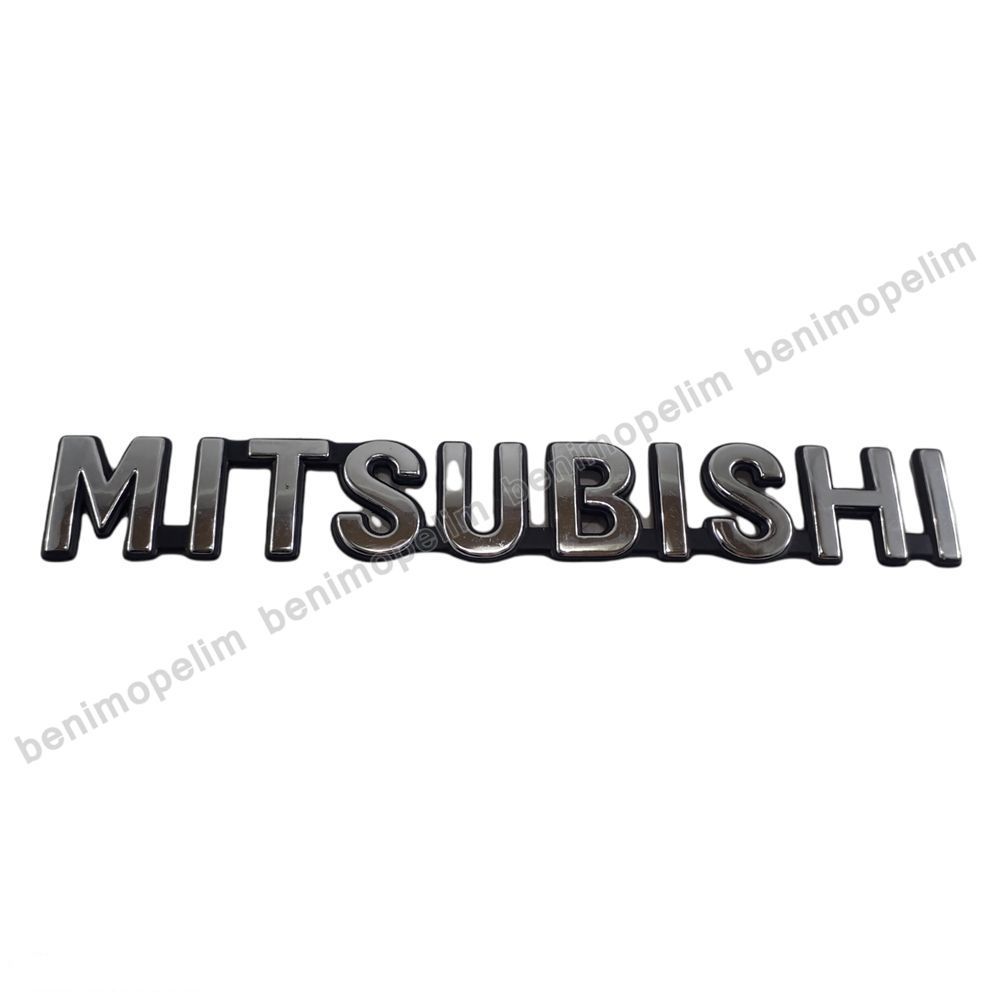 Rear Trunk Mitsubishi Lettering Chrome 1st Class Quality MC140582