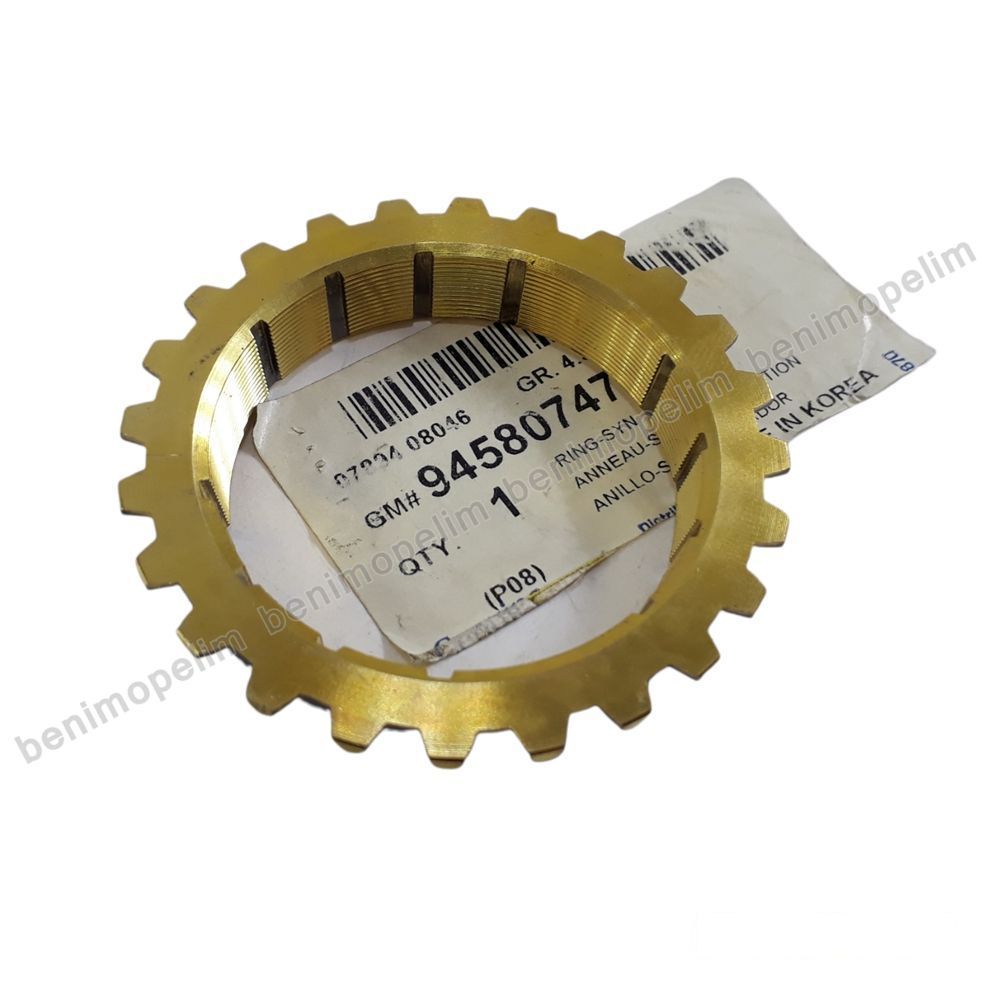 Product Code : 94580747 - Synchromesh Chevrolet Aveo, Cruze, Kalos, Lacetti, Spark, Rezzo GM Genuine 94580747