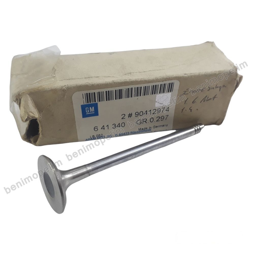 Exhaust Valve X16XEL Opel Astra F G, Zafira A, Corsa B C, Tigra A, Meriva A, Vectra B C GM Genuine 641340 - 90412974