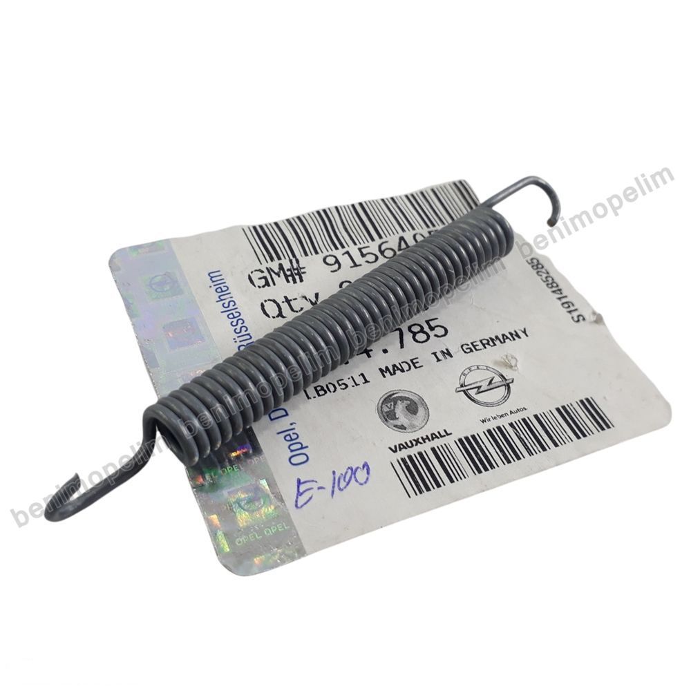 Product Code : 578550 - Opel Omega B, Vectra B Hand Brake Cable 82MM Tension Spring GM Original 578550 - 9156405