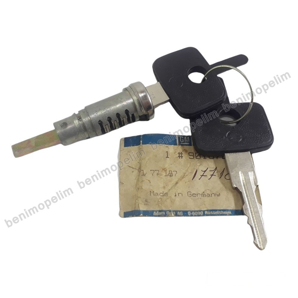 Opel Corsa A Rear Tailgate Lock and Key Set GM Genuine 177187 - 90167283