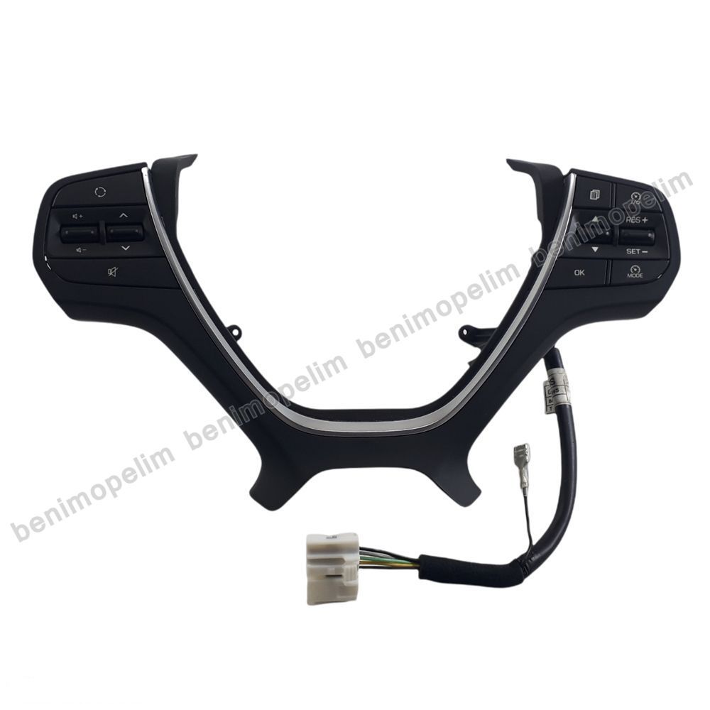 Hyundai I20 Steering Wheel Control Kit Complete Original 96700C8070 with Chrome Trim