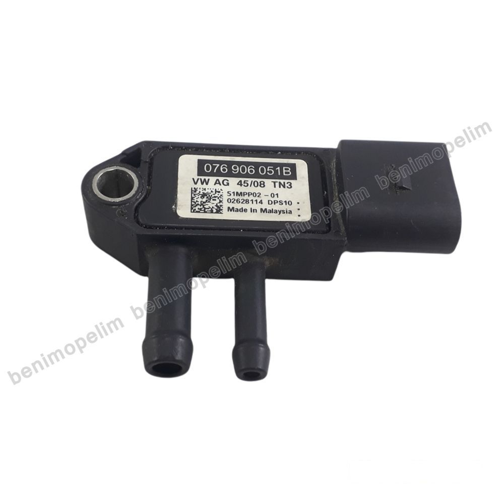 Product Code : 076906051B - Particulate Filter Pressure Sensor Volkswagen Amarok, Polo, Golf 6, Jetta, Transporter T5 / Audi A3 / Seat Leon Original 076906051B