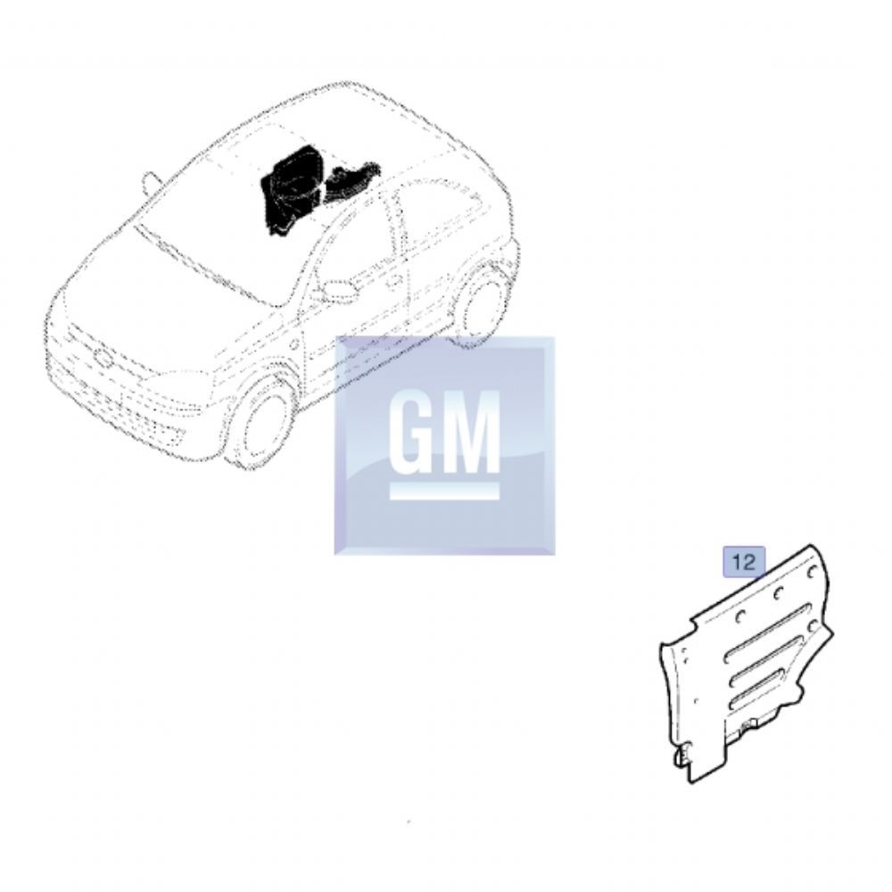 Product Code : 7336085 - Opel Corsa C Van Rear Fender Covers Left GM Genuine 7336085 - 13106314