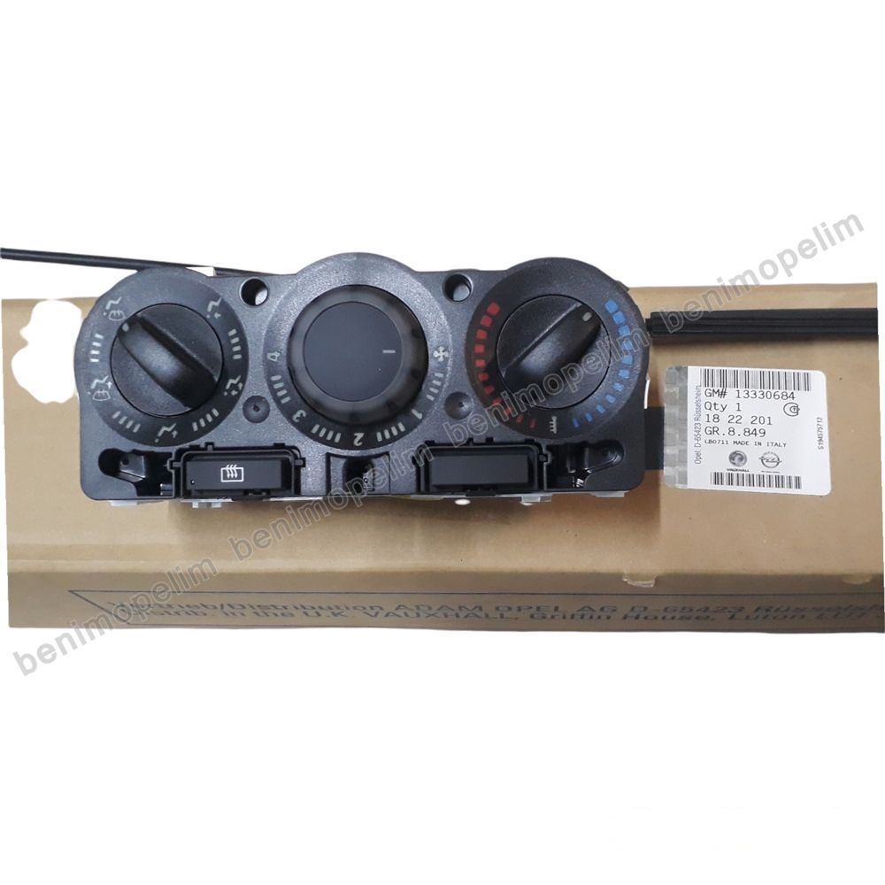 Product Code : 13330684 - Opel Corsa D Ventilation Controller Control Unit Smoked GM Original 13330684 - 1822201