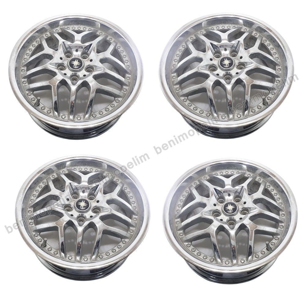 Product Code : GDA209 - Wheel Set Chrome Steel Rover 5 Wheel Rover 5 Spoke 15 Spoke 17 Inch (17X7.0J) ET 35 GDA 209 GDA209