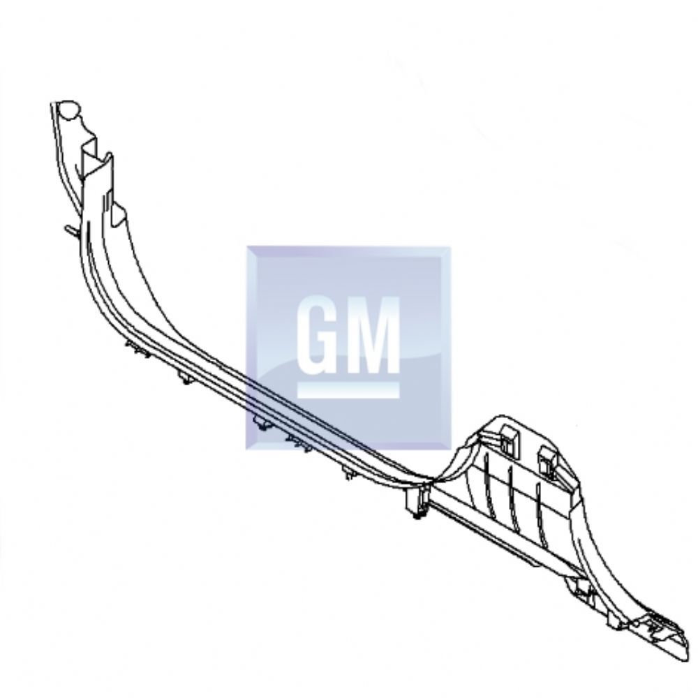 Opel Corsa D Crankcase Inner Liner Left GM Original 13180723 - 7222216