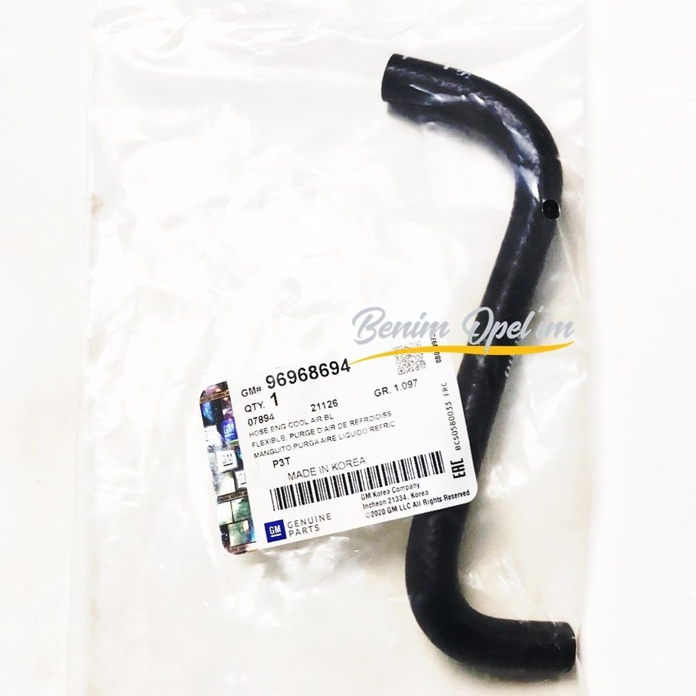 Product Code : 96968694 - Opel Mokka, Chevrolet Trax Radiator Replacement Water Tank Hose A14NET, B14NET GM Genuine 96968694 - 1336598