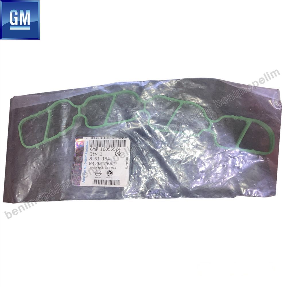 Product Code : 851164 - Intake Manifold Gasket 1.3 Diesel Aveo T300, Agila B, Combo D, Corsa C D, Meriva A, Tigra B GM Genuine 851164 - 12855524