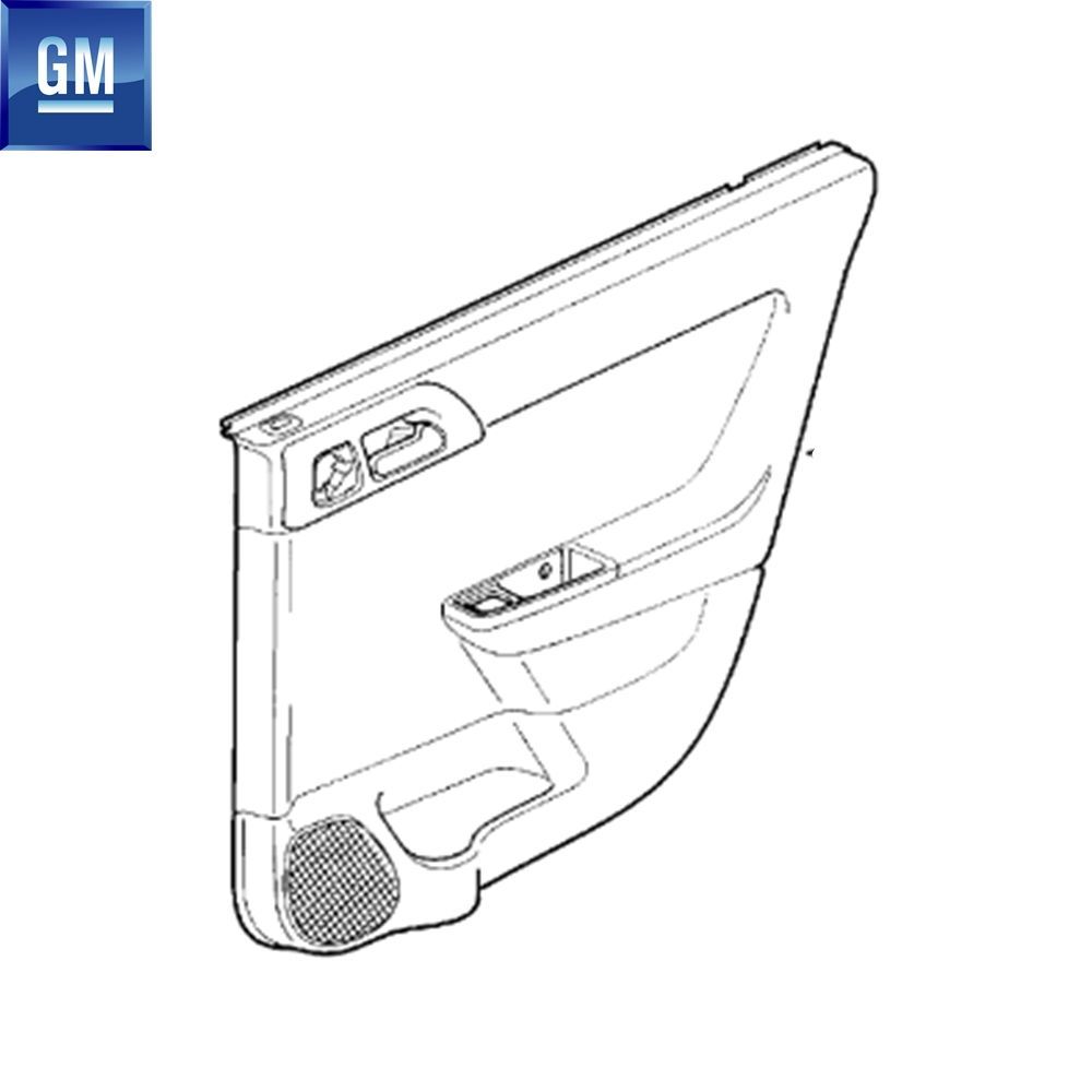 Product Code : 7233458 - Opel Astra G, Zafira A Left Rear Door Trim GM Genuine 7233458 - 9101473