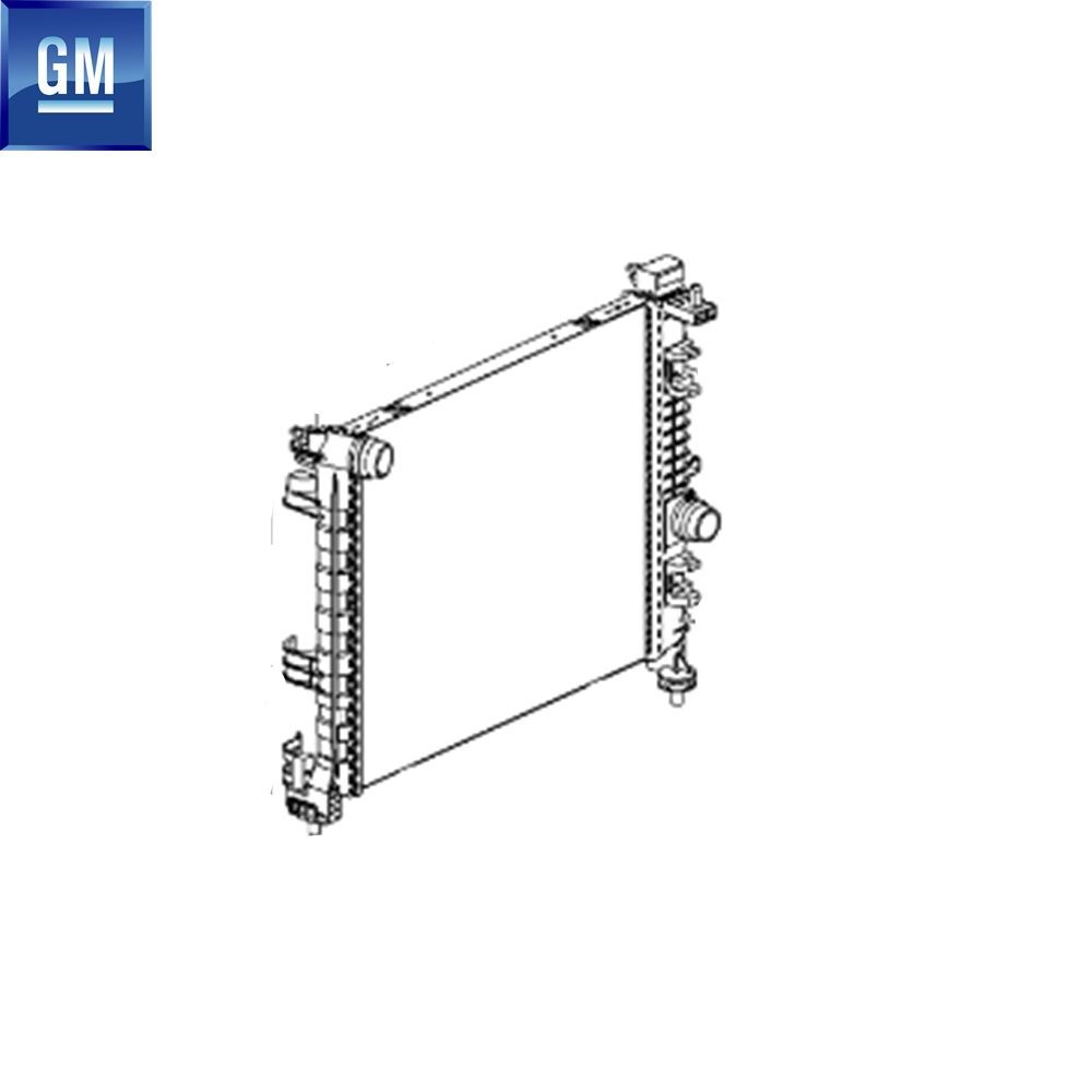 Product Code : 1300309 - Opel Meriva B Water Radiator Diesel 13-17DTC DTS (1.3 1.7 Engine) GM Original 1300309 - 13283249