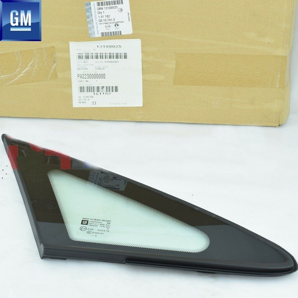 Product Code : 13188025 - Opel Corsa D Right Front Fixed Corner Glass Fixed GM Original 13188025 - 161182