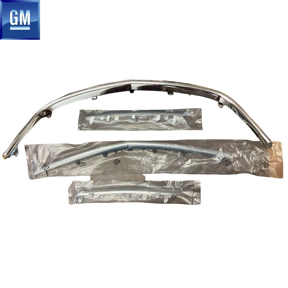 Product Code : 1400796 - Opel Meriva B Front Radiator Louver Additional Chrome Set GM Original 1400796 - 13268311