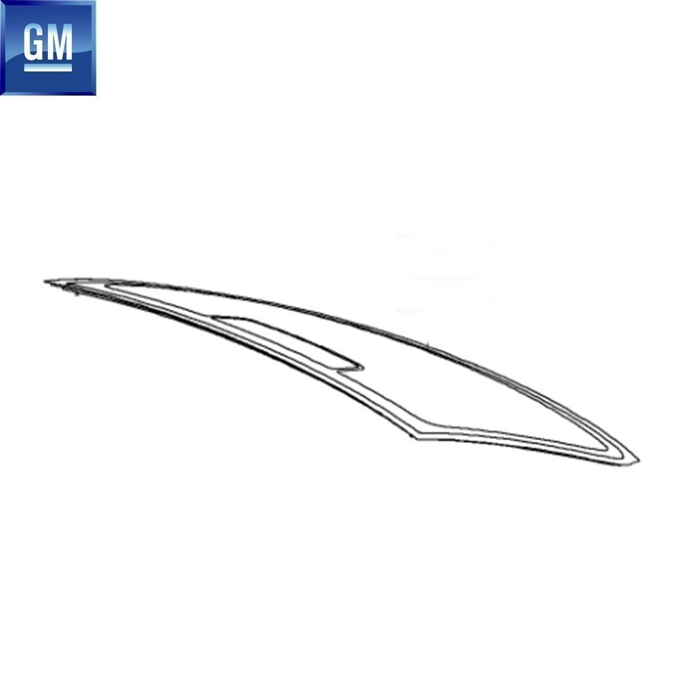 Product Code : 13265623 - Opel Astra J Sedan Rear Trunk Window Without Antenna GM Original 13265623 - 5161132