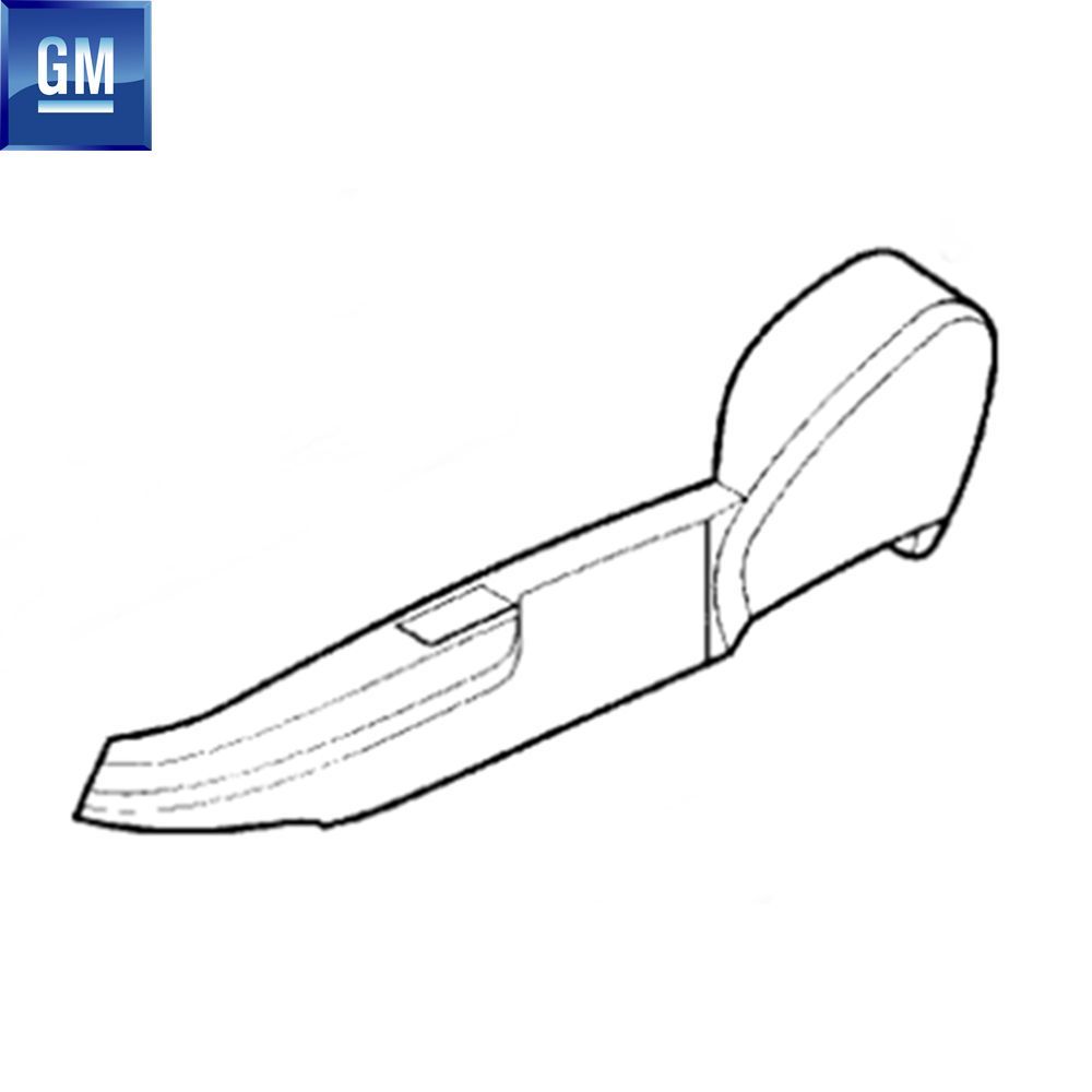 Product Code : 7262870 - Opel Vectra C Left Front Seat Side Cover Smoked GM Genuine 7262870 - 24451231