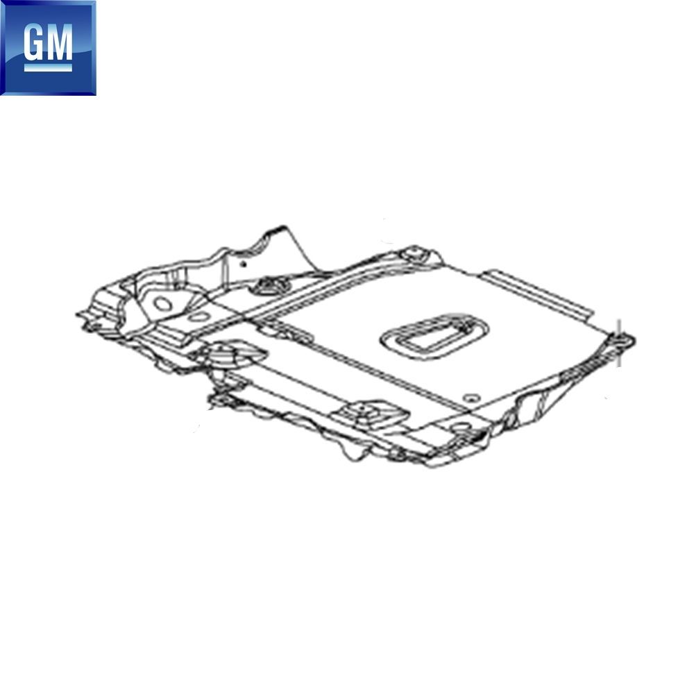 Chevrolet Captiva C140 Engine Lower Guard GM Genuine 4820845 - 95375879