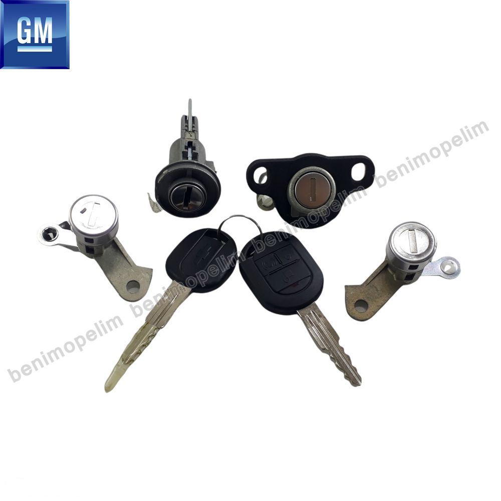 Product Code : 96419779 - Lacetti J200 Lock Set Complete GM Original with Key 96419779