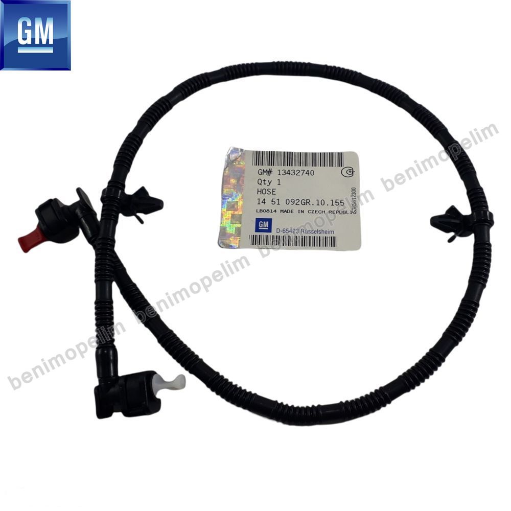 Product Code : 13432740 - Opel Corsa E Windscreen Washer Intermediate Adapter Hose GM Original 13432740 - 1451092