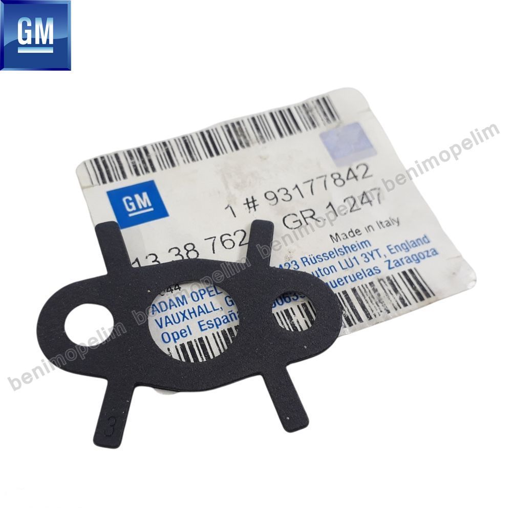 Thermostat Pipe Gasket Opel Corsa C D E, Astra H J, Meriva A B, Combo D, Chevrolet Aveo T300 GM Genuine 1338376 - 12855459