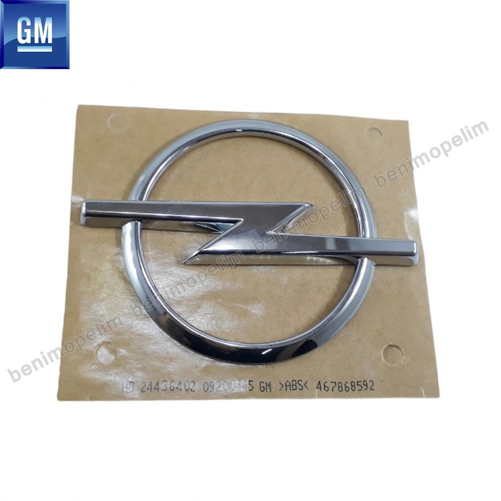 Product Code : 177774 - Opel Astra G Sedan NB Rear Boot Lid Emblem Chrome GM Genuine 177774 - 9200445