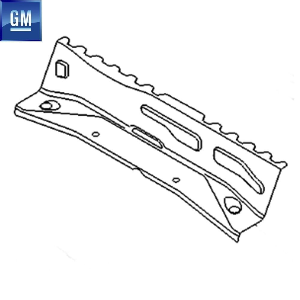 Opel Combo D Rear Closure End Sheet Metal Panel GM Genuine 180431 - 95509847