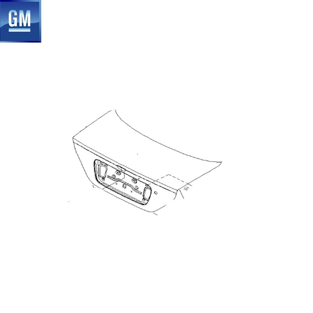 Chevrolet Evanda V200 Rear Tailgate GM Genuine 96404717