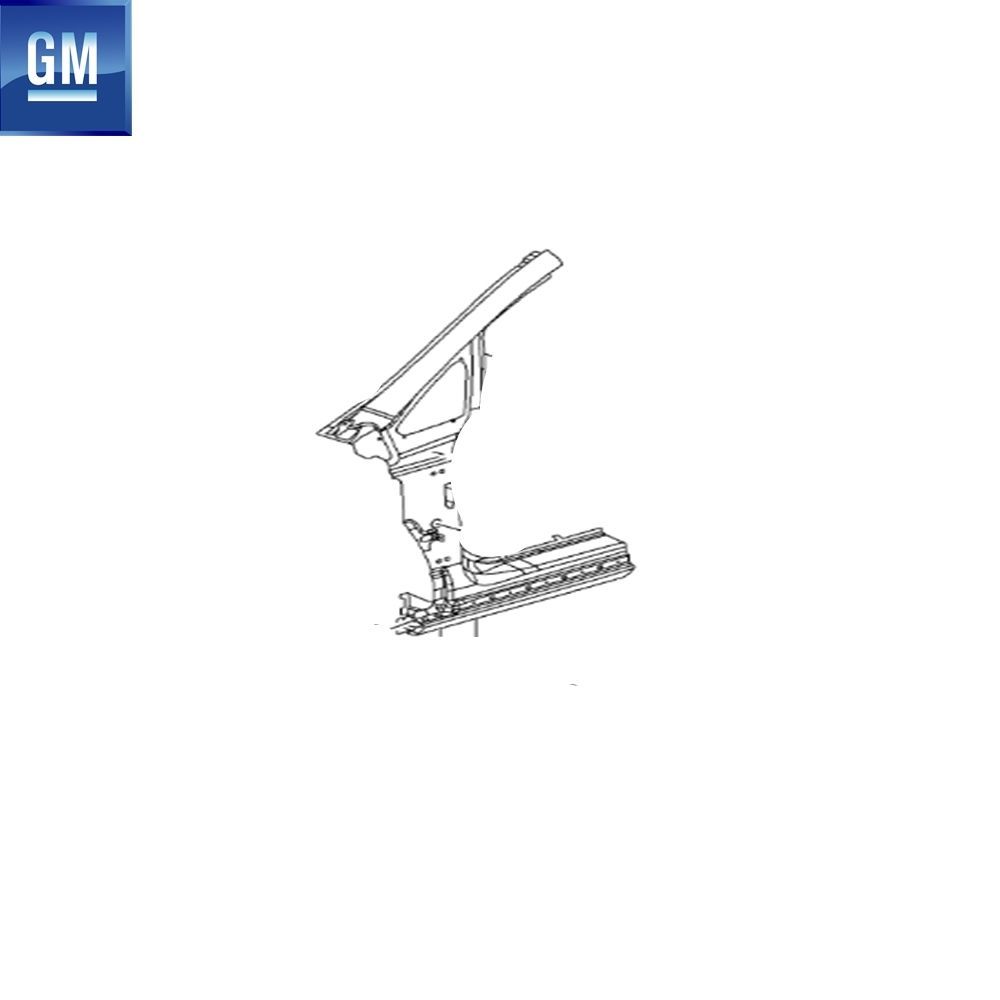 Product Code : 13442635 - Opel Astra J Right Front Pillar Outer Sheet GM Genuine 120370 - 13442635