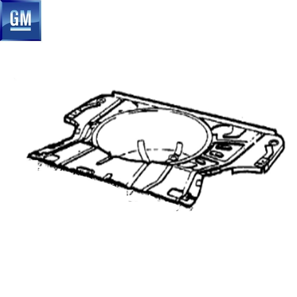 Product Code : 180108 - Opel Vectra B Rear Boot Air Sheet Metal Panel GM Original 180108 - 108108